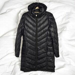 Calvin Klein Jacket Womens Medium Packable Lightweight Premium Down Hooded Coat